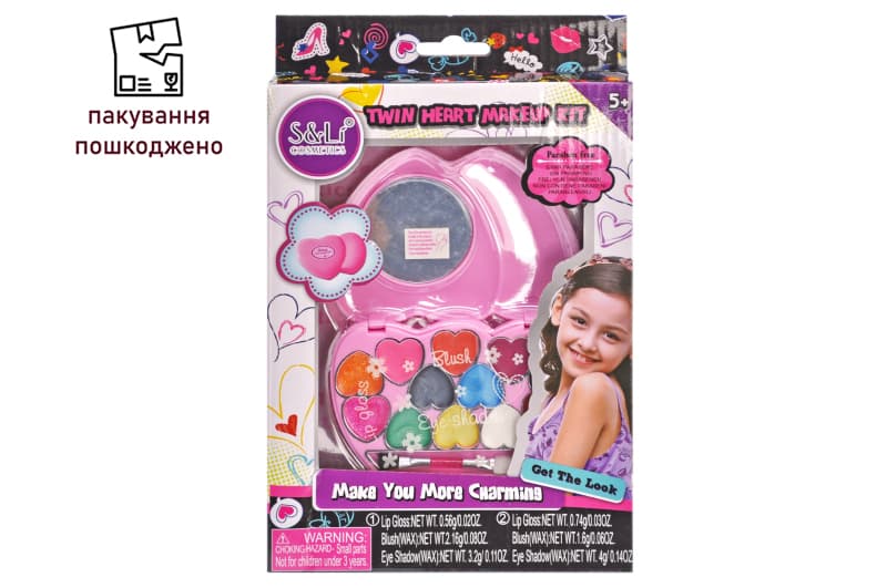 OUTLET 0 Набір косметики в коробці S22117 р.25*16*3см