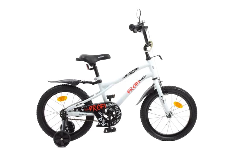 Велосипед дитячий 18 д. Y18251-1 Urban (білий, матовий) +корзина 2023 PROF1