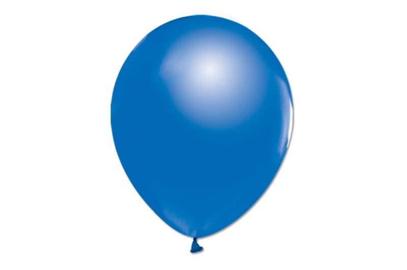 Латексна кулька Balonevi синя (H04) хром 12" (30 см.) 1шт.