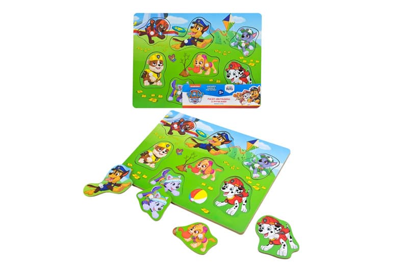 Дерев'яна іграшка KidsHits Paw Patrol KH20/057 вкладиші 30*22*1,5 см