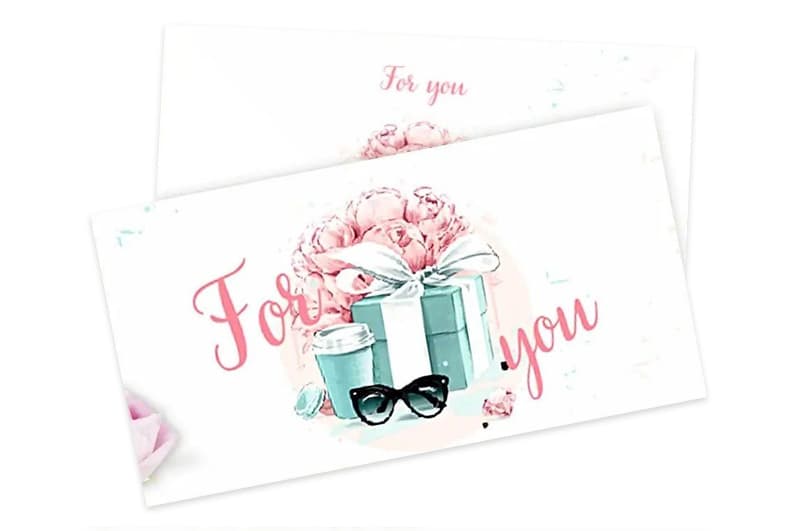 Подарунковий конверт 'For you' 11883 1шт